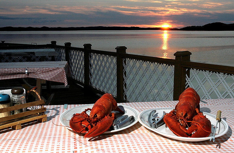Sunset at Sansome's.